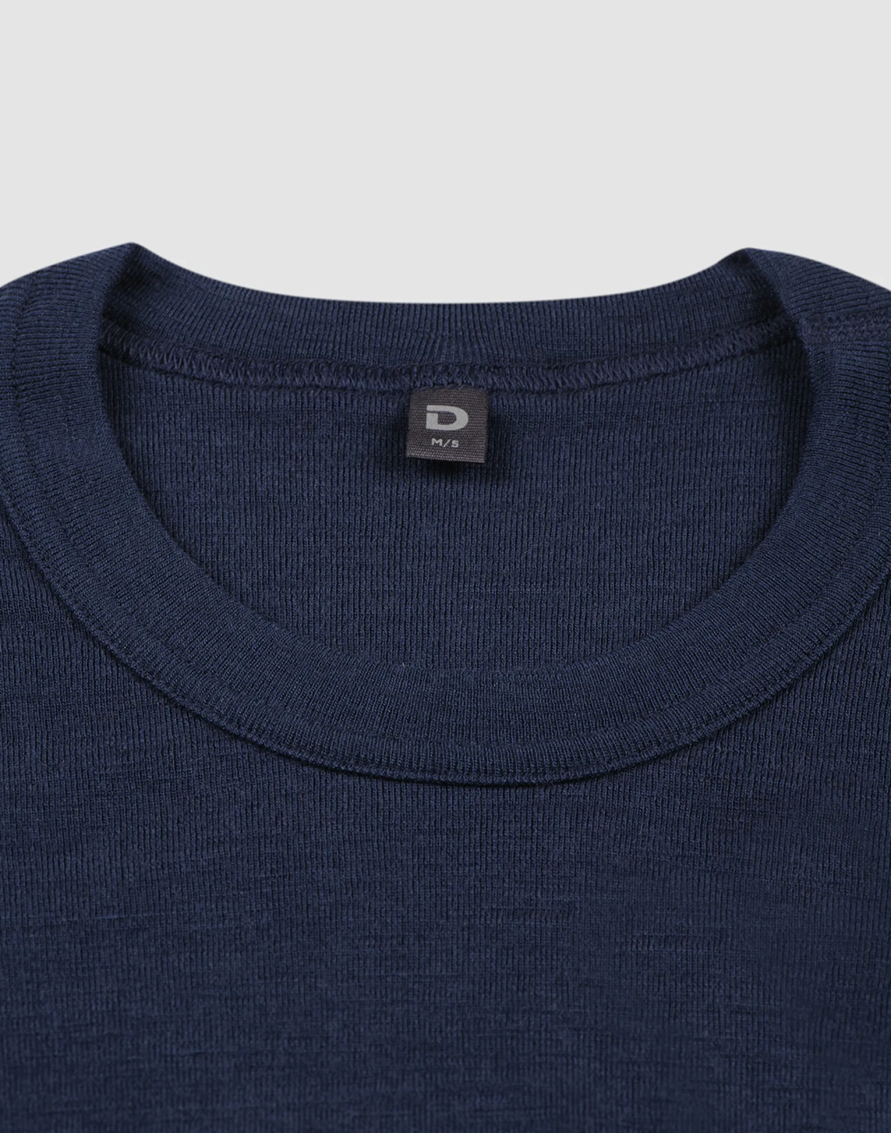 T-shirt i merinould til mænd