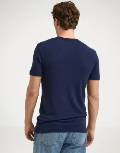 T-shirt i merinould til mænd