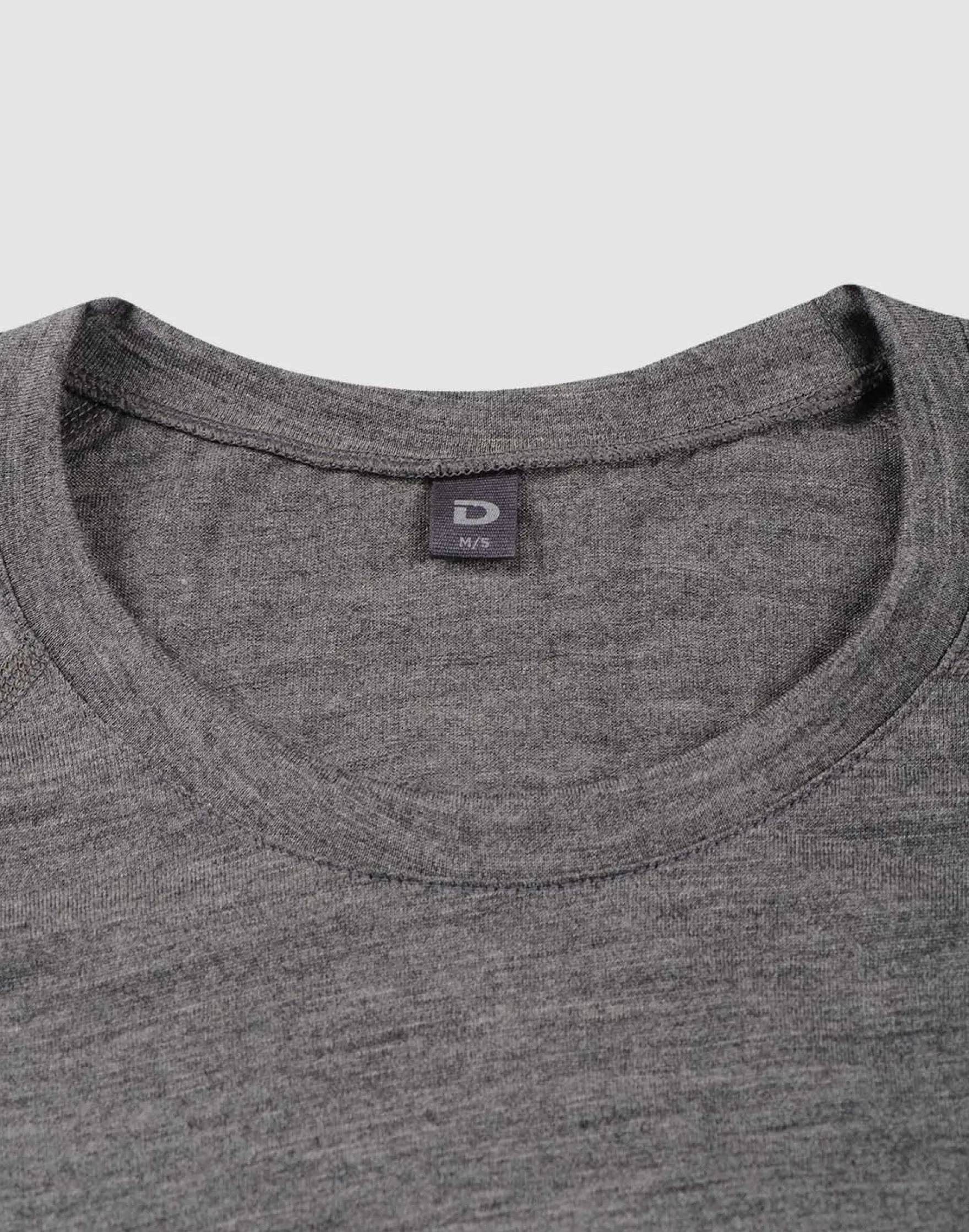 T-shirt i merinould til mænd