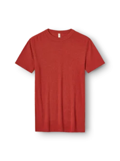 T-shirt i merinould til mænd