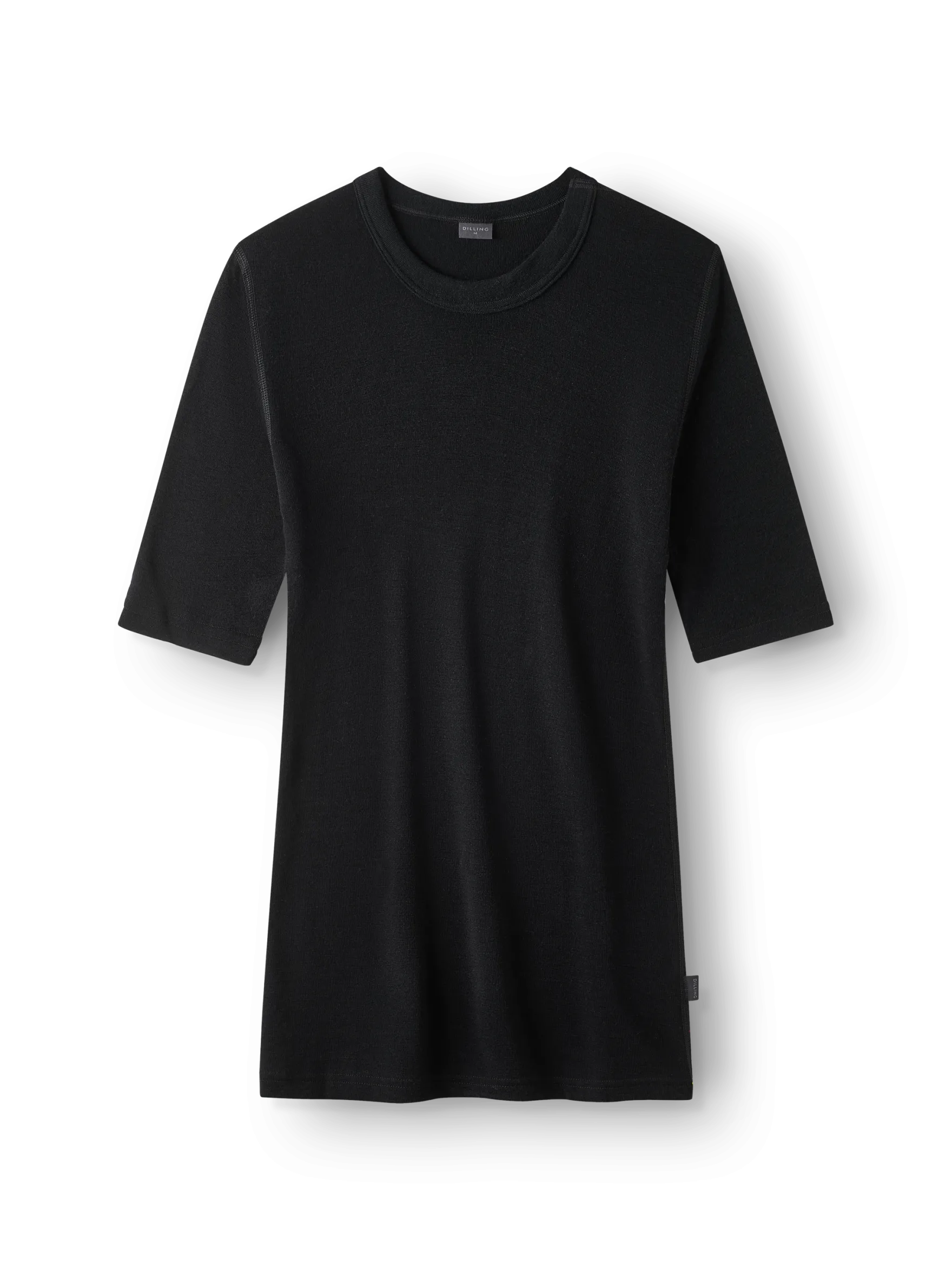 T-shirt i merinould til mænd