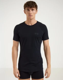 T-shirt i merinould til mænd