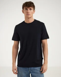 T-shirt i merinould til mænd