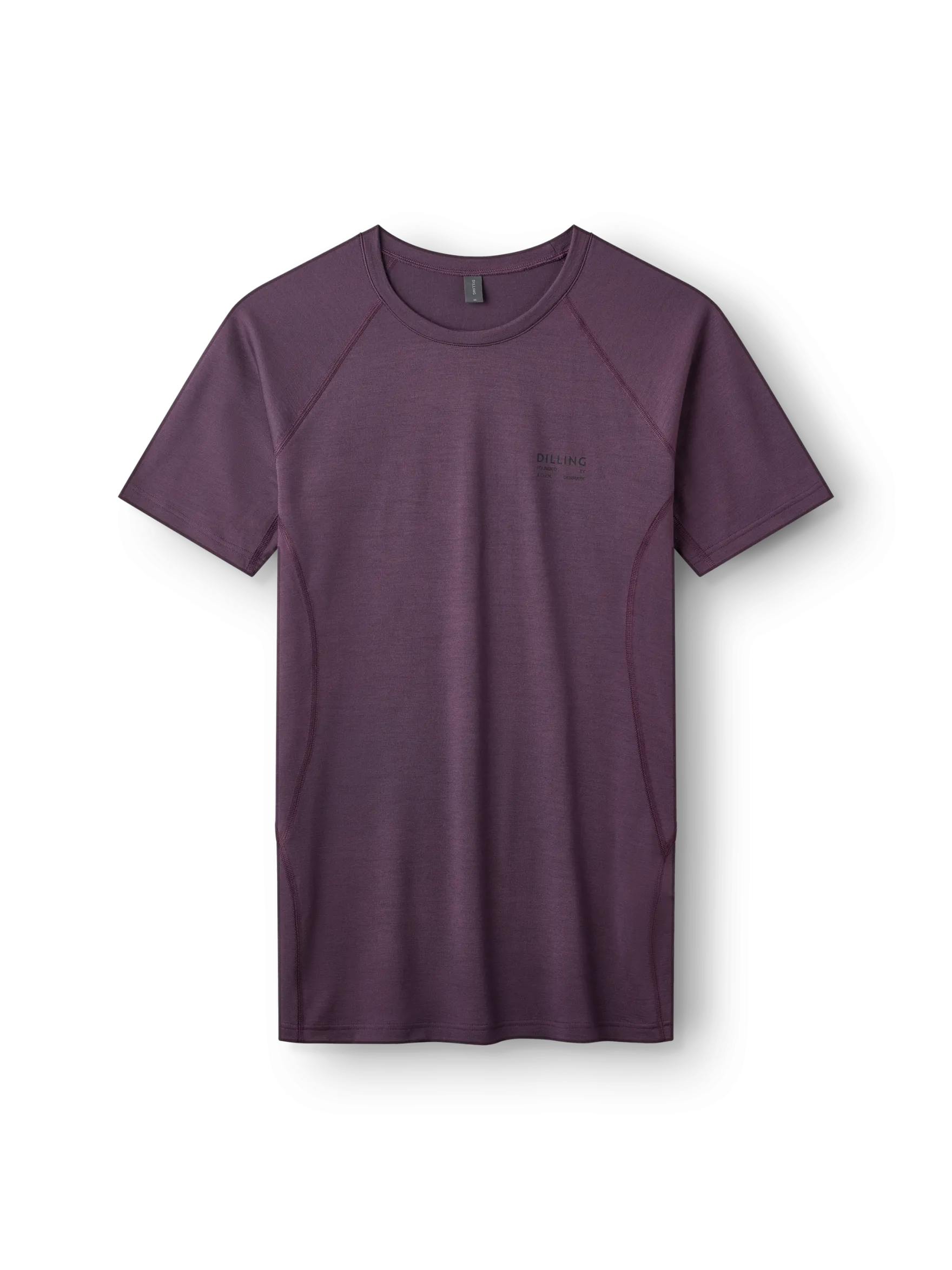 T-shirt i merinould til mænd