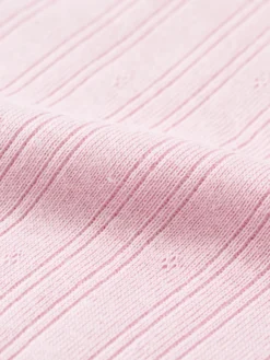 T-shirt med hulmønster i bomuld til børn