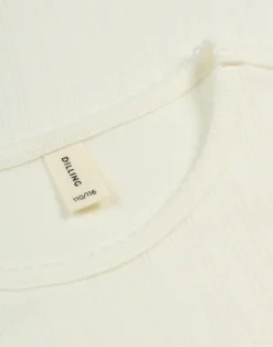 T-shirt med hulmønster i bomuld til børn