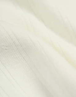 T-shirt med hulmønster i bomuld til børn