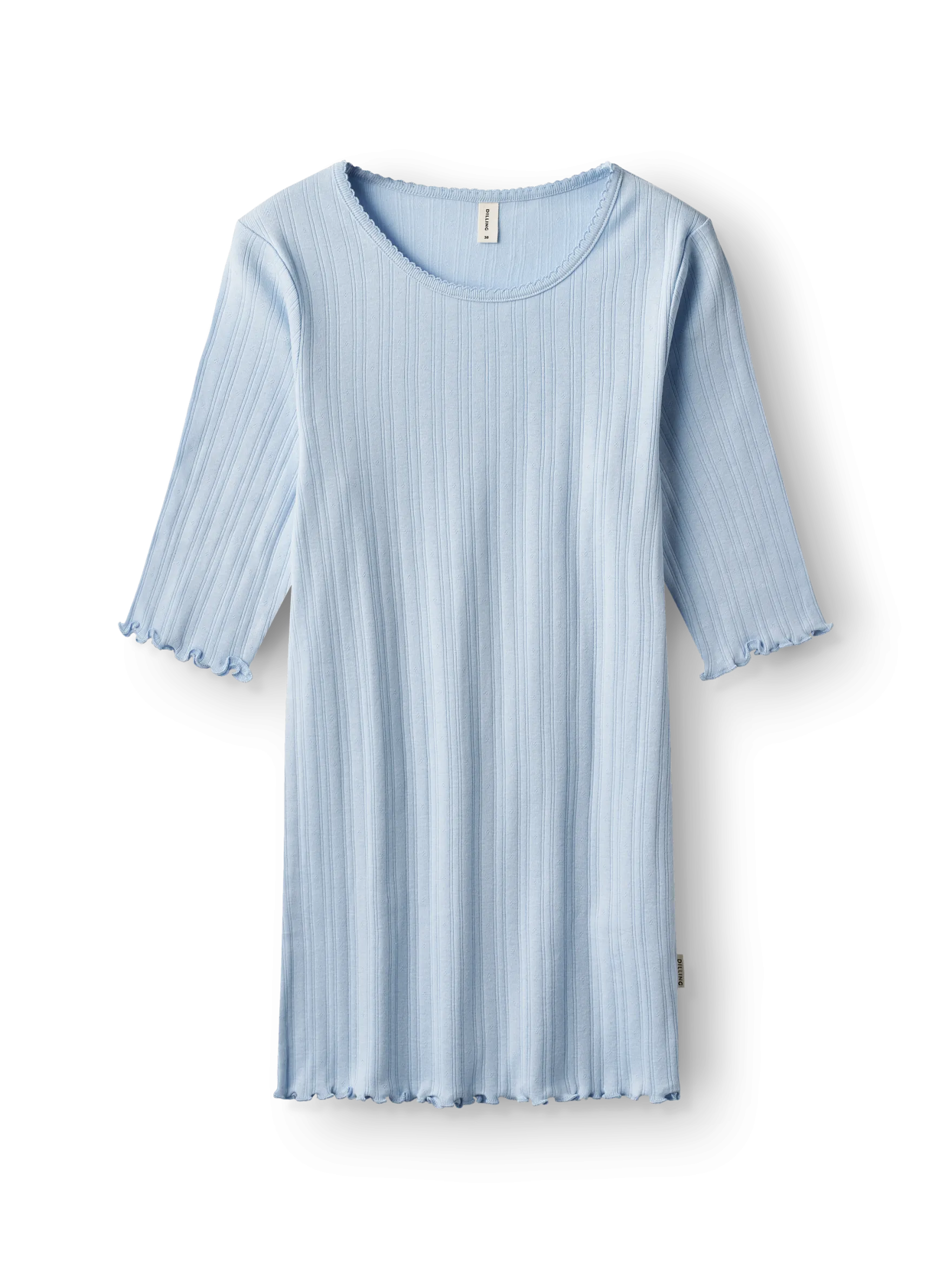 T-shirt med hulmønster i bomuld til kvinder