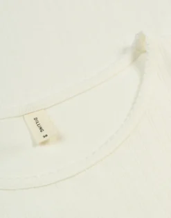 T-shirt med hulmønster i bomuld til kvinder
