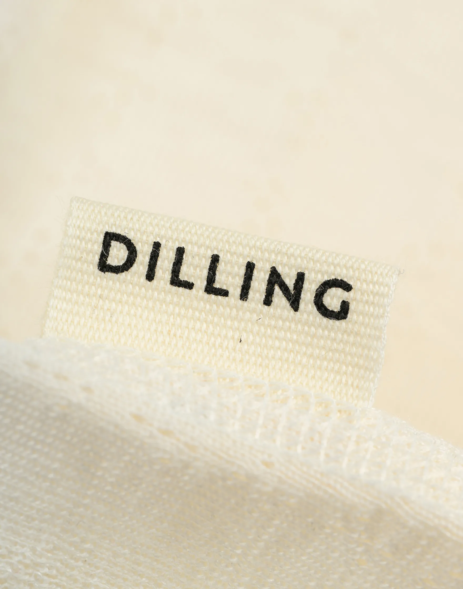 T-shirt med hulmønster i merinould/silke til børn