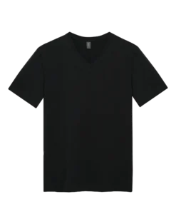T-shirt med V-hals i bomuld til mænd