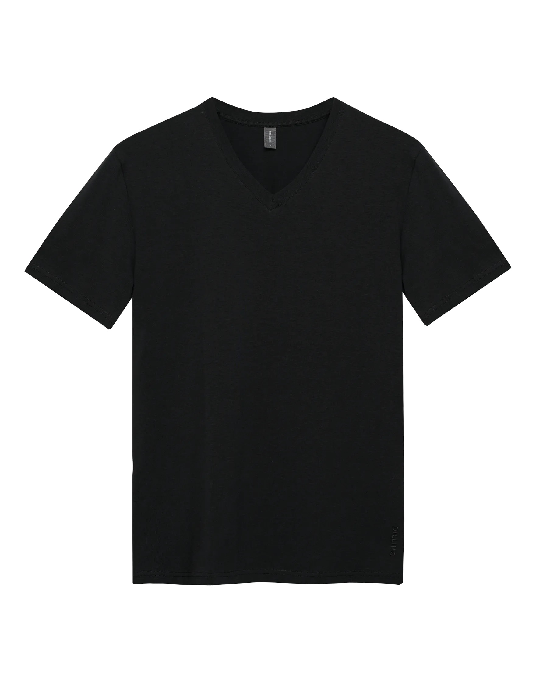 T-shirt med V-hals i bomuld til mænd