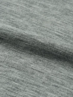 T-shirt med V-hals i merinould til mænd