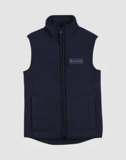 Vest i merinouldfleece til børn