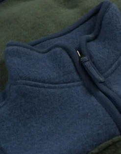 Vest i merinouldfleece til børn
