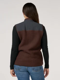 Vest i merinouldfleece til kvinder
