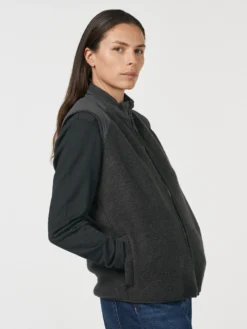 Vest i merinouldfleece til kvinder