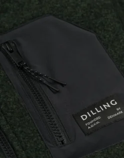 Vest i merinouldfleece til mænd