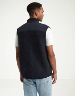Vest i merinouldfleece til mænd