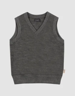 Vest i merinouldfrotté til baby