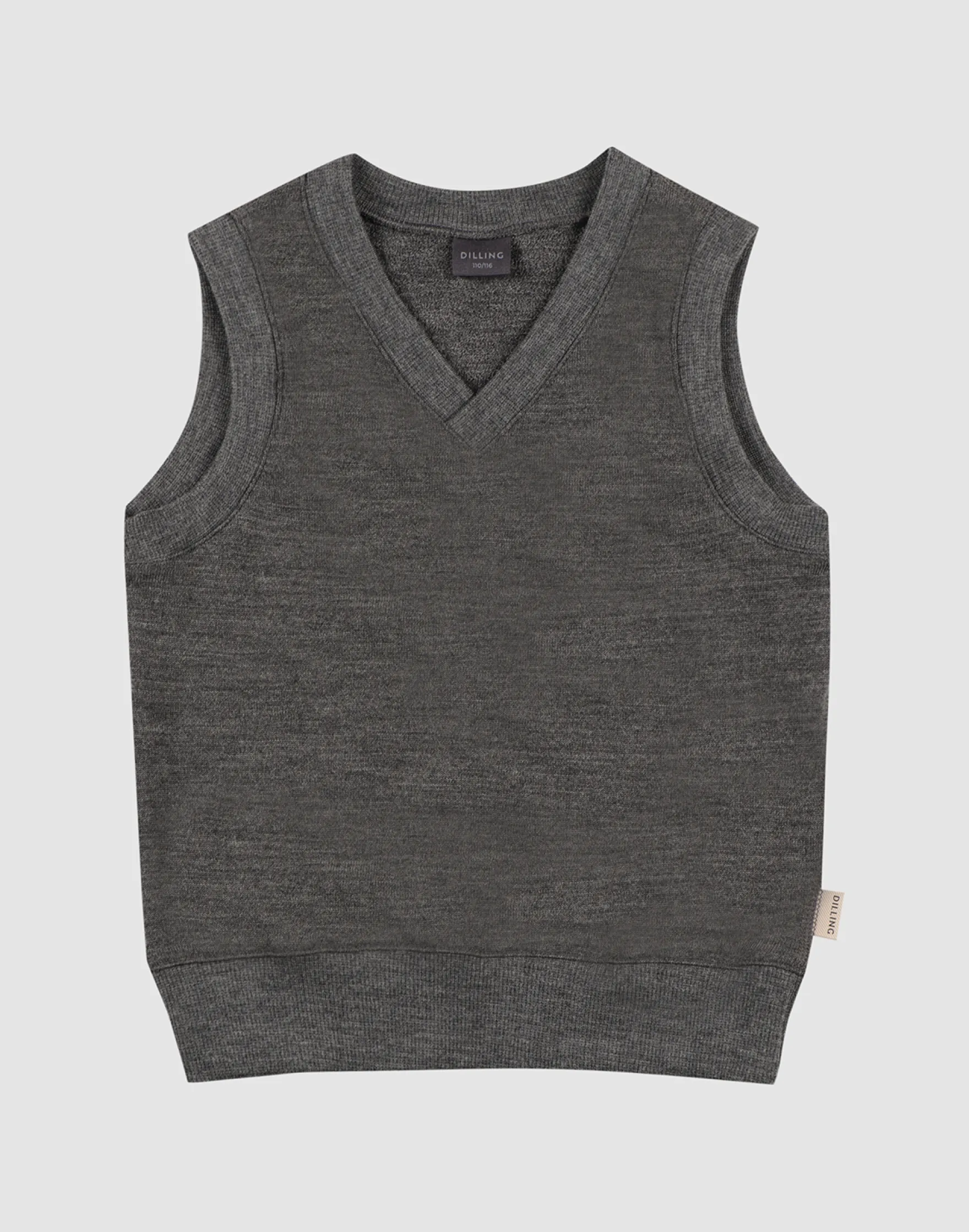 Vest i merinouldfrotté til baby