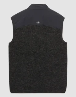 Vest i softshell/uldteddy til mænd